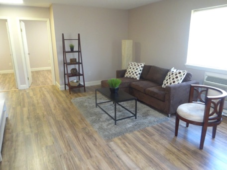 Many of our renovated apartments feature attractive new flooring