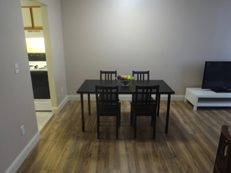 There is plenty of room for a dining table There is plenty of room for a dining table