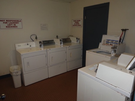 We have the convenience of an on-site Laundry Facility